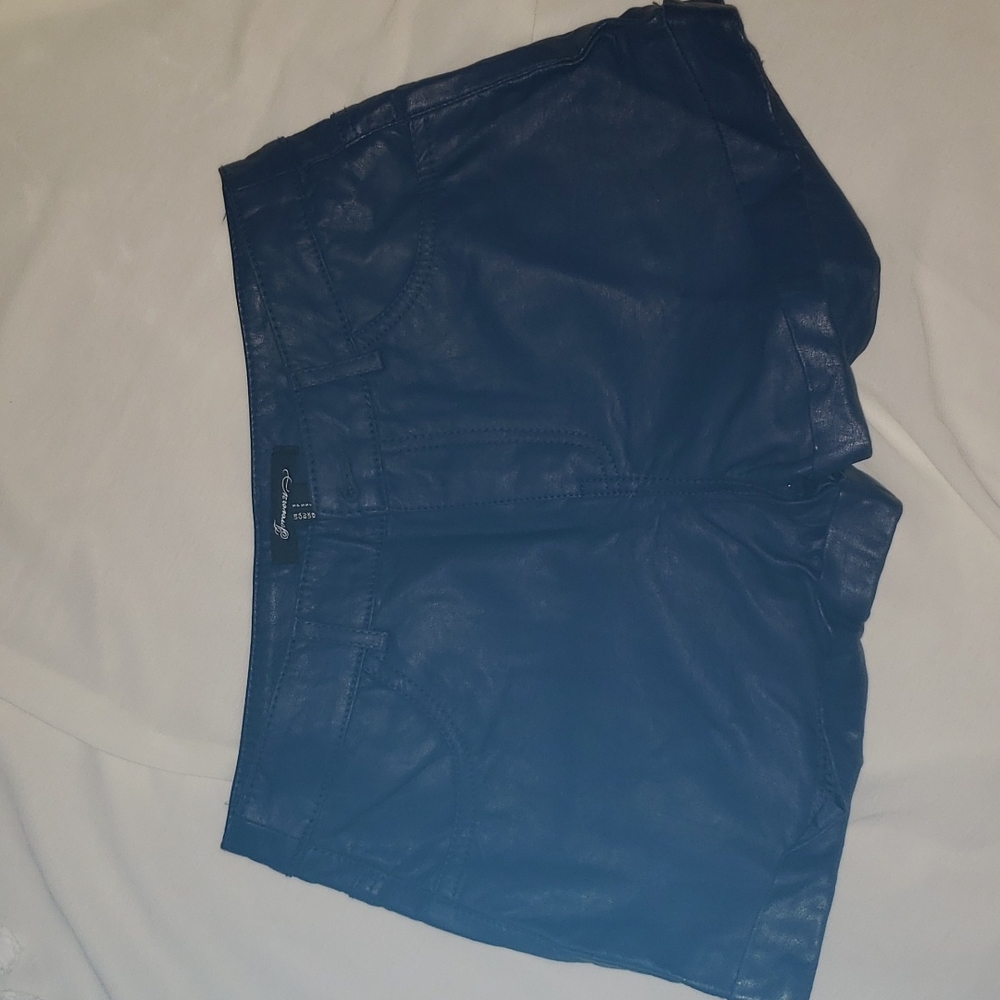 Fuax Leather Shorts